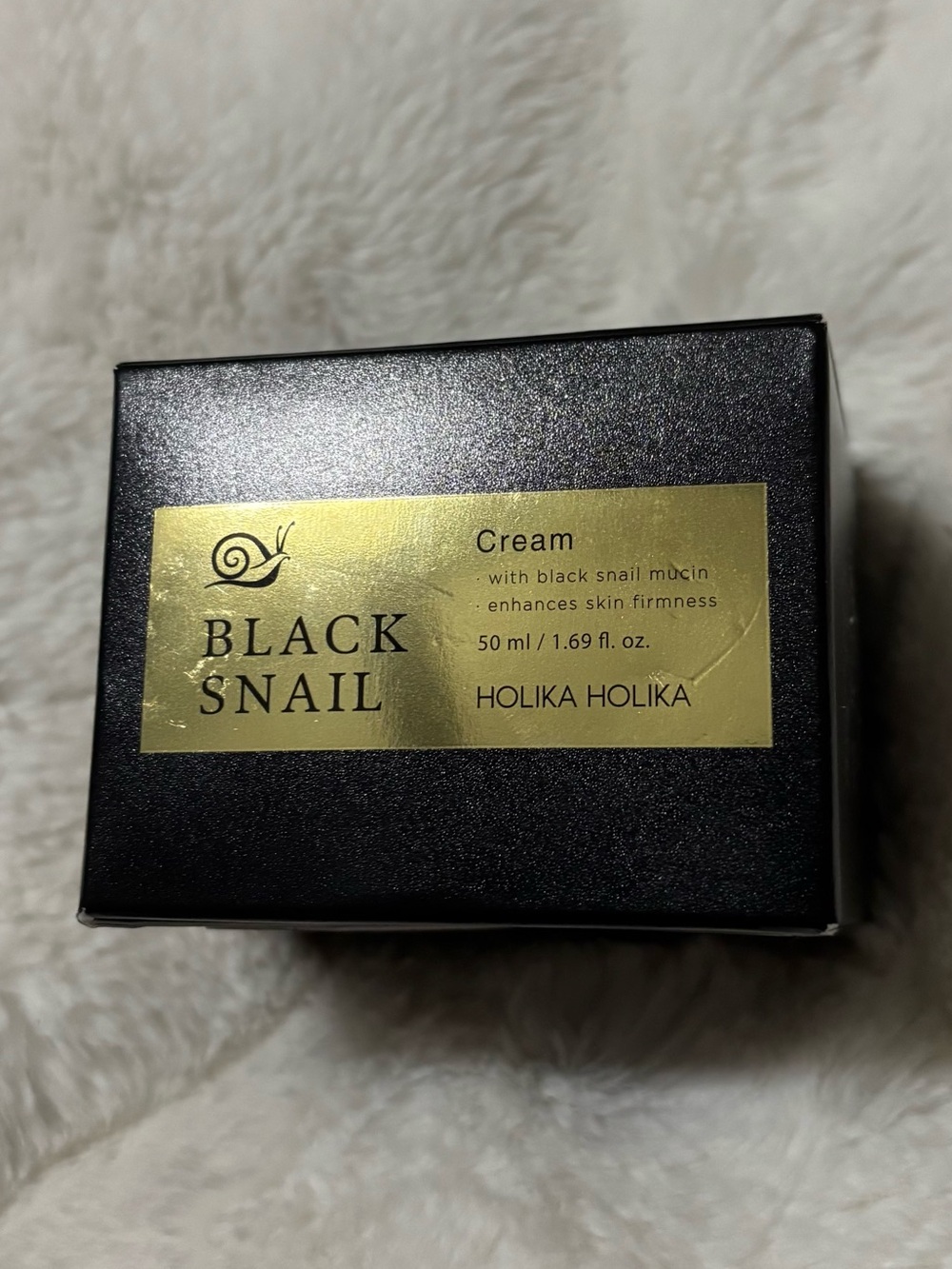 Black Snail Cream — Black with Gold Label